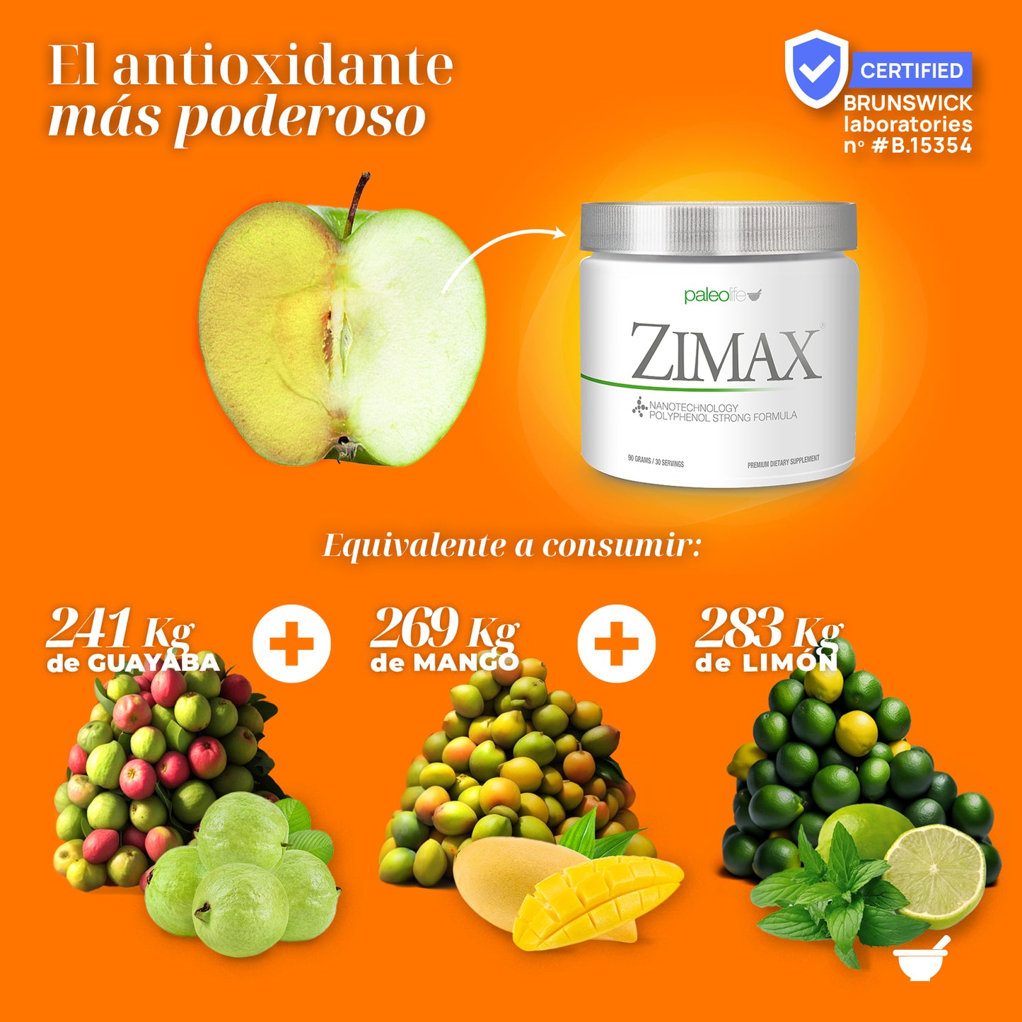 Zimax® antioxidante envase (test)